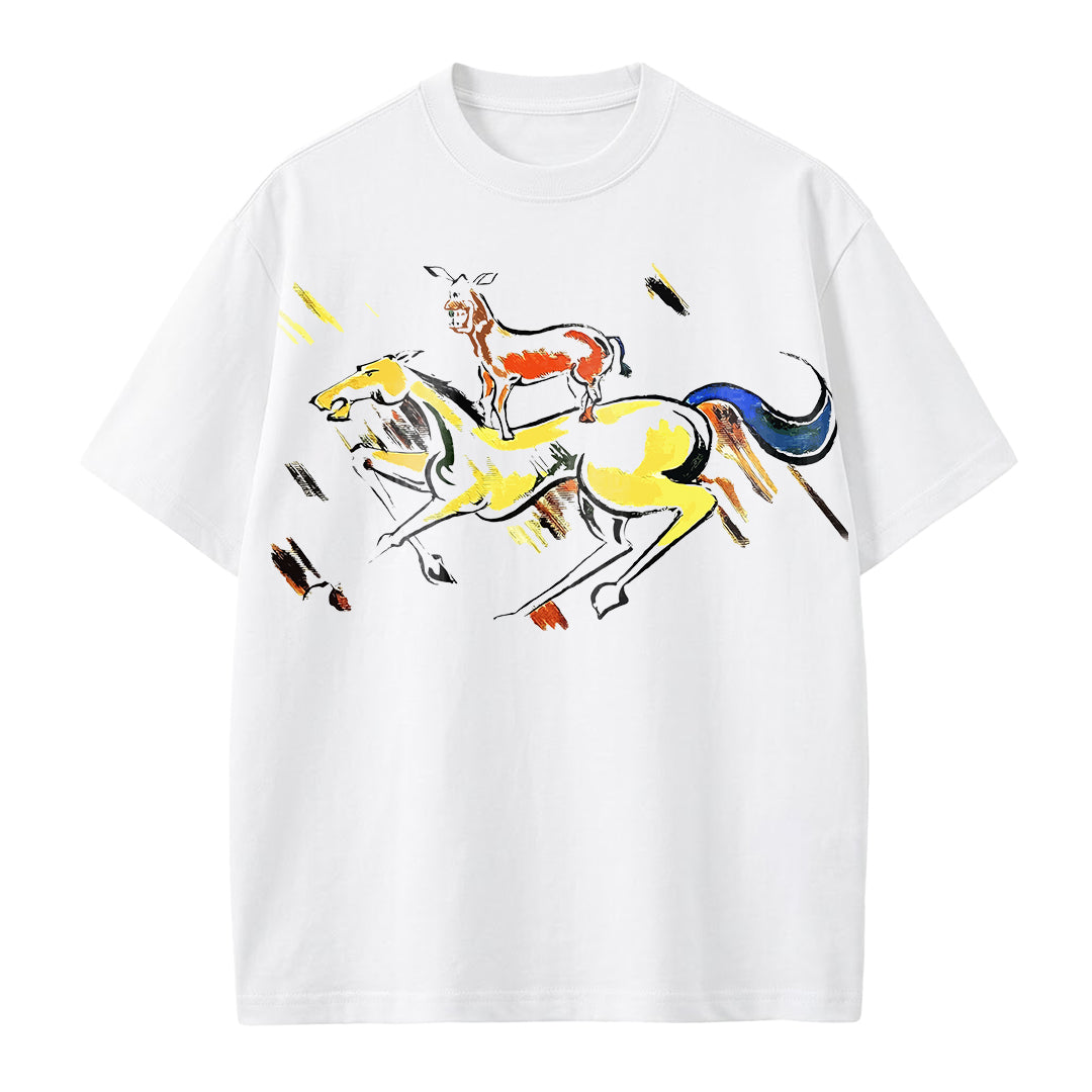 Majnu Bhai Painting - T-shirt