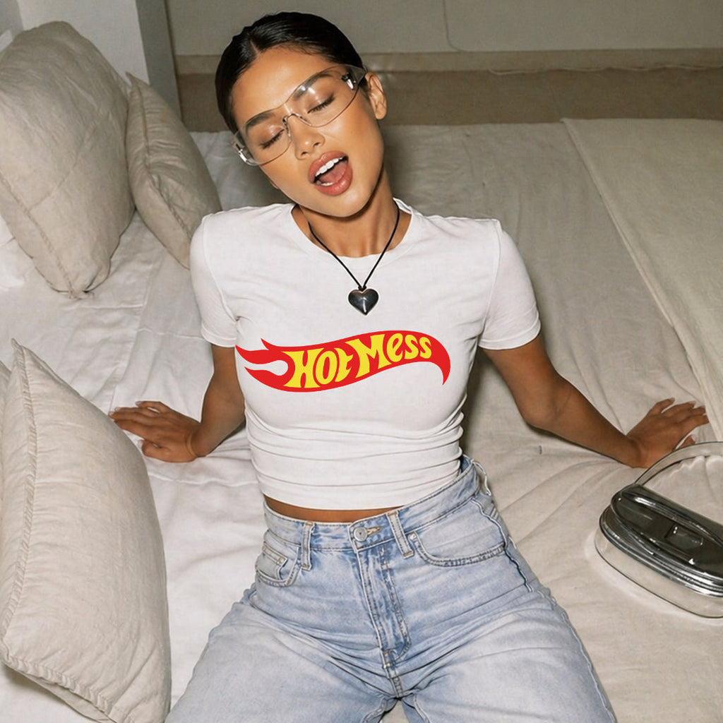 Hot Mess - Baby Tee