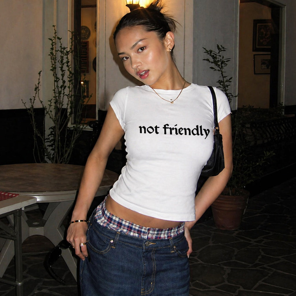 Not Friendly - Baby Tee